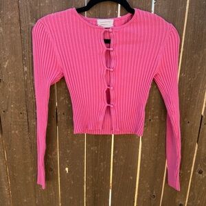 Urban Outfitters Ribbed Cutout Crop Top – Size S
